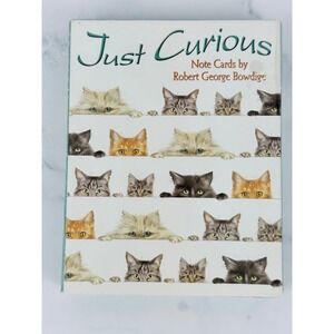 Just Curious Kitty Note Cards by Robert George Bowdige